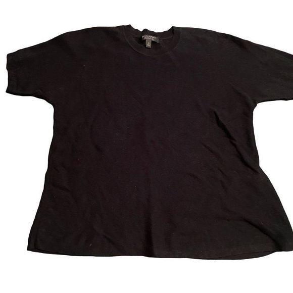 Banana  Republic Knit T-Shirt *Black* Medium - Picture 2 of 4